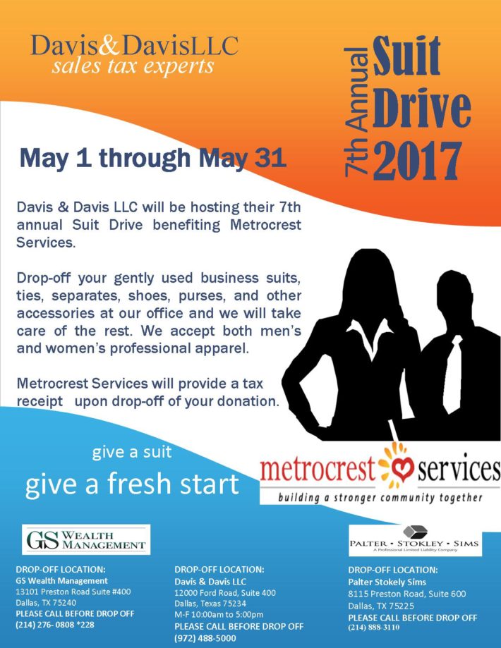 7th Annual Suit Drive 2017 updated